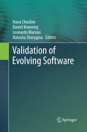 【预订】Validation of Evolving Software