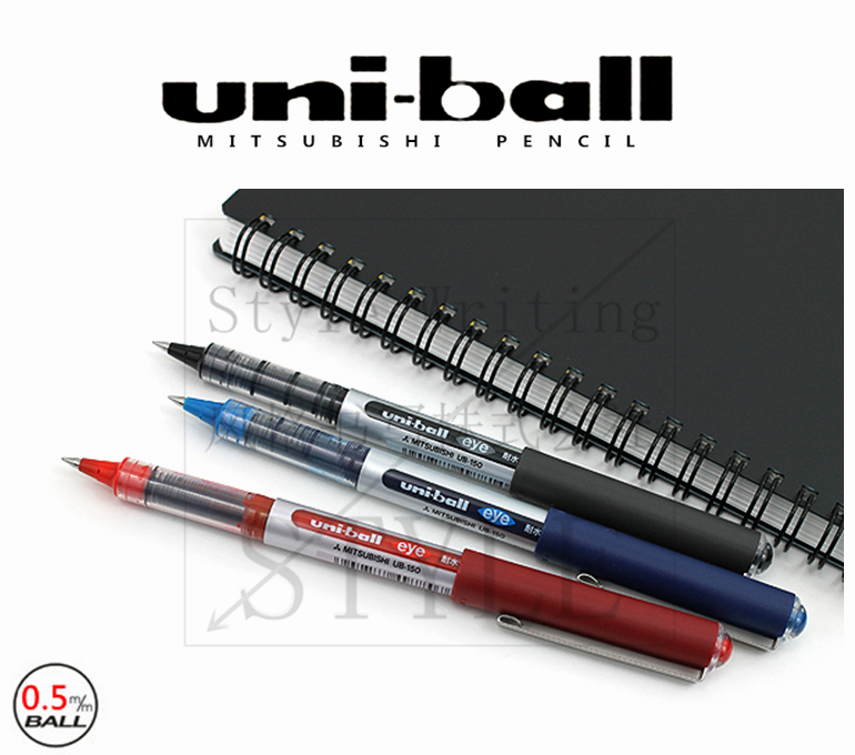 uni日本耐水性直液式走珠笔