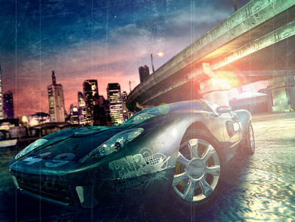 定做豪车装饰画挂画