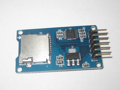 Micro SD卡模块 迷你TF卡读写 SPI接口 带电平转换芯片