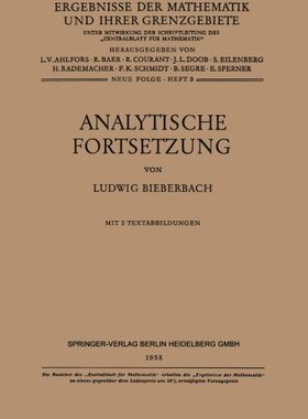 【预订】Analytische Fortsetzung