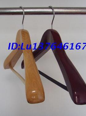 专业定做：五星级酒店宾馆专用 实木 西服衣架  大衣架 衬衣架