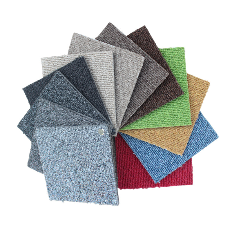 商用防火阻燃地毯办公室写字楼卧室客厅家用满铺拼接pvc方块地毯