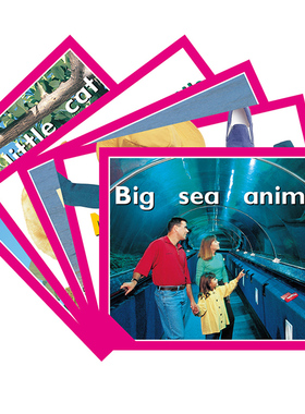 原版进口英文PM彩虹阅读系列PM READERS - MAGENTA, SET 2A FICTION READERS X 5粉色级别 Level2A儿童3-6岁启蒙英语故事绘本5册