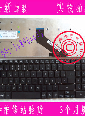 宏基ACER Gateway NV52L NV56R NV55 NV55S NV57H SP 黑色 键盘