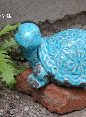 工艺美式乡村风小乌龟家居装饰