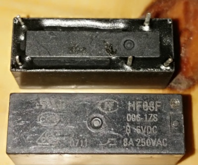 HF68F-006-1ZS-6VDC宏发继电器HF68F-006-1ZS-6VDC