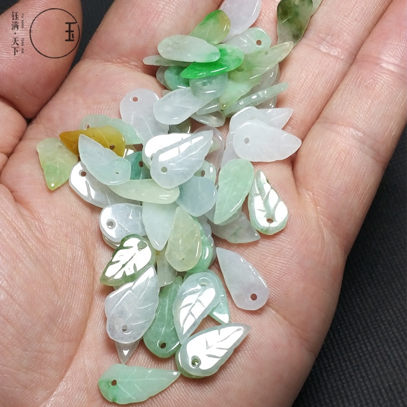 天然緬甸玉翡翠A貨樹葉冰種葉子綠色散件配件DIY飾品編織小料正品在類目 飾品/流行首飾/時尚飾品新, DIY配件, 其他DIY飾品配件中 - 來自Buy2taobao.com提供專業的淘寶代購服務