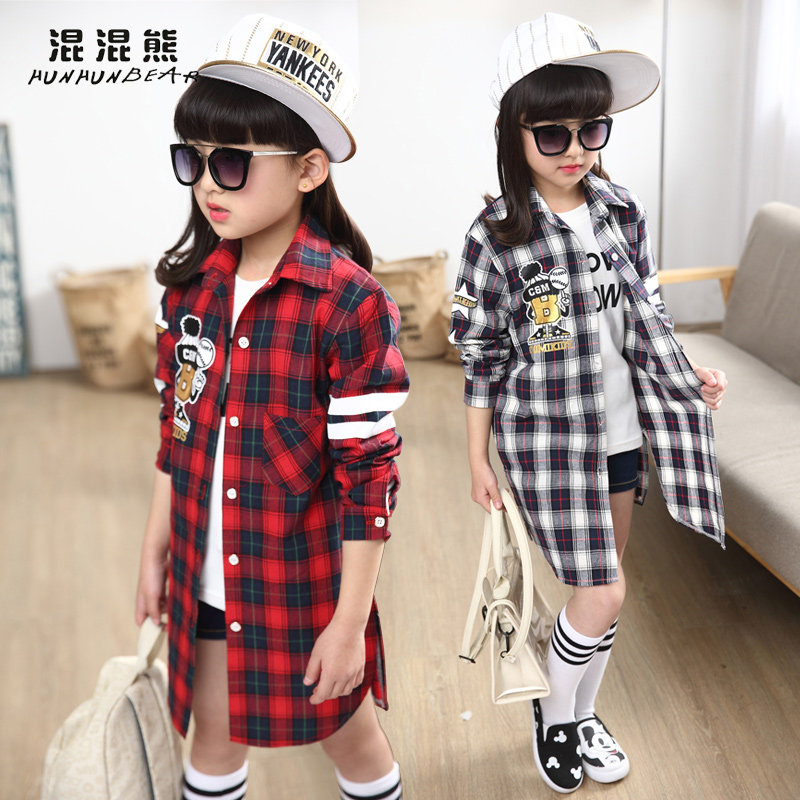Chemise fille HUNHUNBEAR à manche longue - Ref 2084886 Image 1