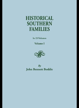【预售】Historical Southern Families. in 23 Volumes. Volu