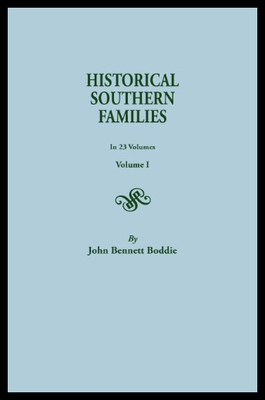 【预售】Historical Southern Families. in 23 Volumes. Volu