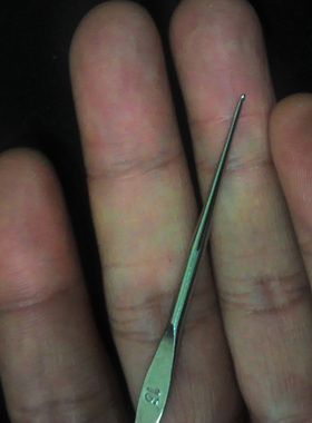 雷鬼脏辫专用钩针0.8号外销型号rasta dreadlock hook 8mm