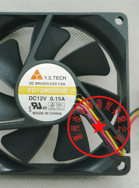 全新8020 12V 0.15A FD128020HB FD128020LB FD128020MB风扇HZDO