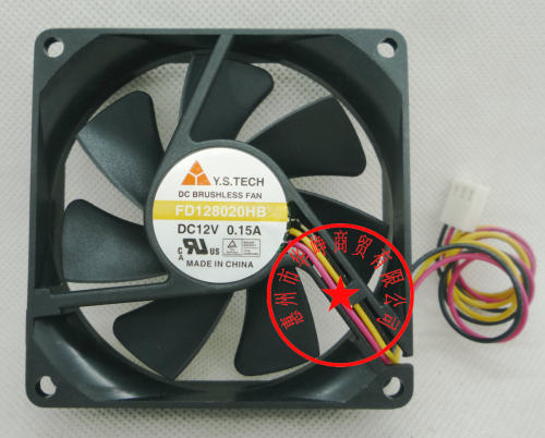 全新8020 12V 0.15A FD128020HB FD128020LB FD128020MB风扇HZDO