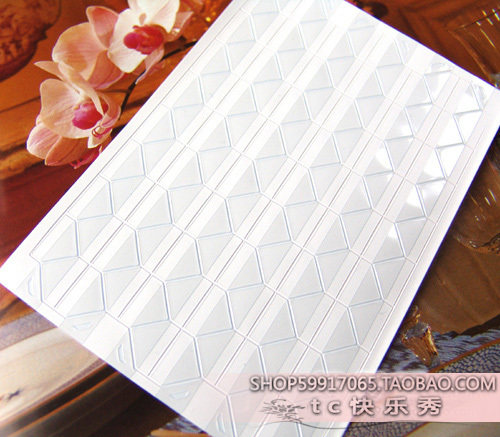 正品102枚白底pvc贴角diy相册