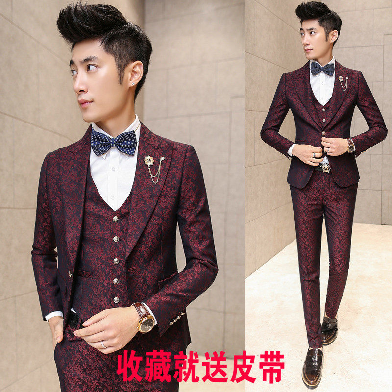 Costume homme en soie pour automne - Ref 1563580 Image 1