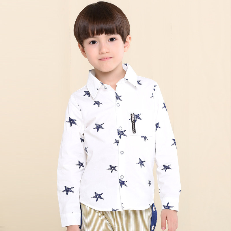 Chemise garcon à manche longue - Ref 2077500 Image 1