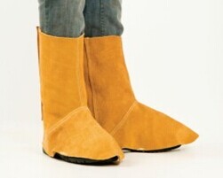 脚盖烧焊脚盖牛皮脚盖金黄色脚盖W-2106隔热防护