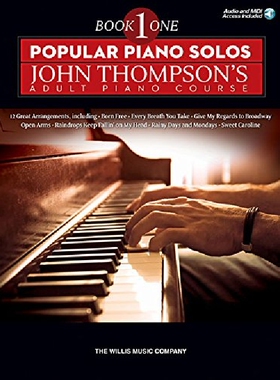 【预订】Popular Piano Solos: John Thompson's...