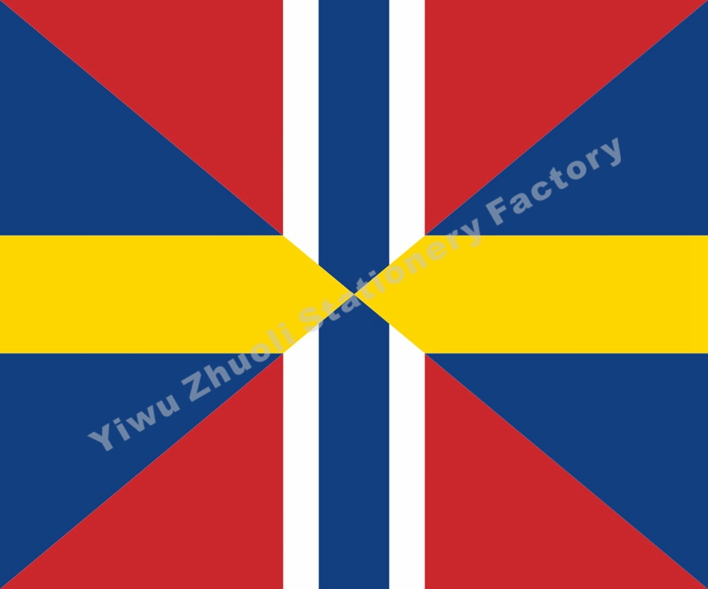 挪威瑞典联邦1844历史旗90X90CM 各国国旗历史旗皇室旗战争旗