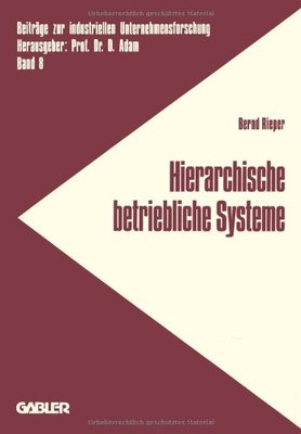 【预售】Hierarchische Betriebliche Systeme: Entwicklun...