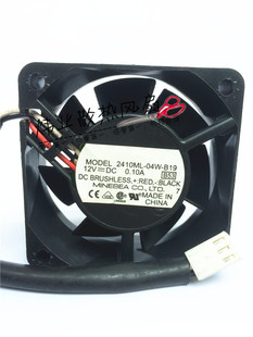 0.10A B19 6025 04W 2410ML 静音风扇 12V 双滚珠 6CM NMB 原装