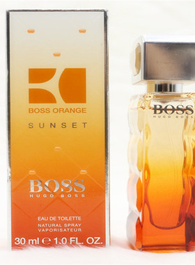 boss香水oange sunset博士橙钻橙暮日落女士淡香水30ML/50ML