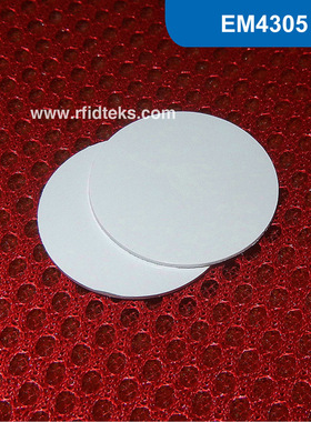 RFID钱币 EMID圆币卡 AGV地标标签 RFID电子标签 EM4305芯片30MM