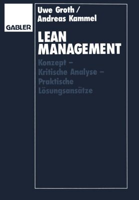 【预售】Lean Management: Konzept - Kritische Analyse -...