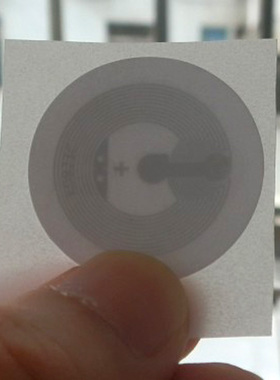 NFC不干胶电子标签 13.56MHZ ISO15693 I CODE SLIX电子标签 25MM