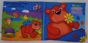 SOFTPLAY 婴幼儿带响纸响铃哔哔器 小熊故事动物认知安抚布质玩具