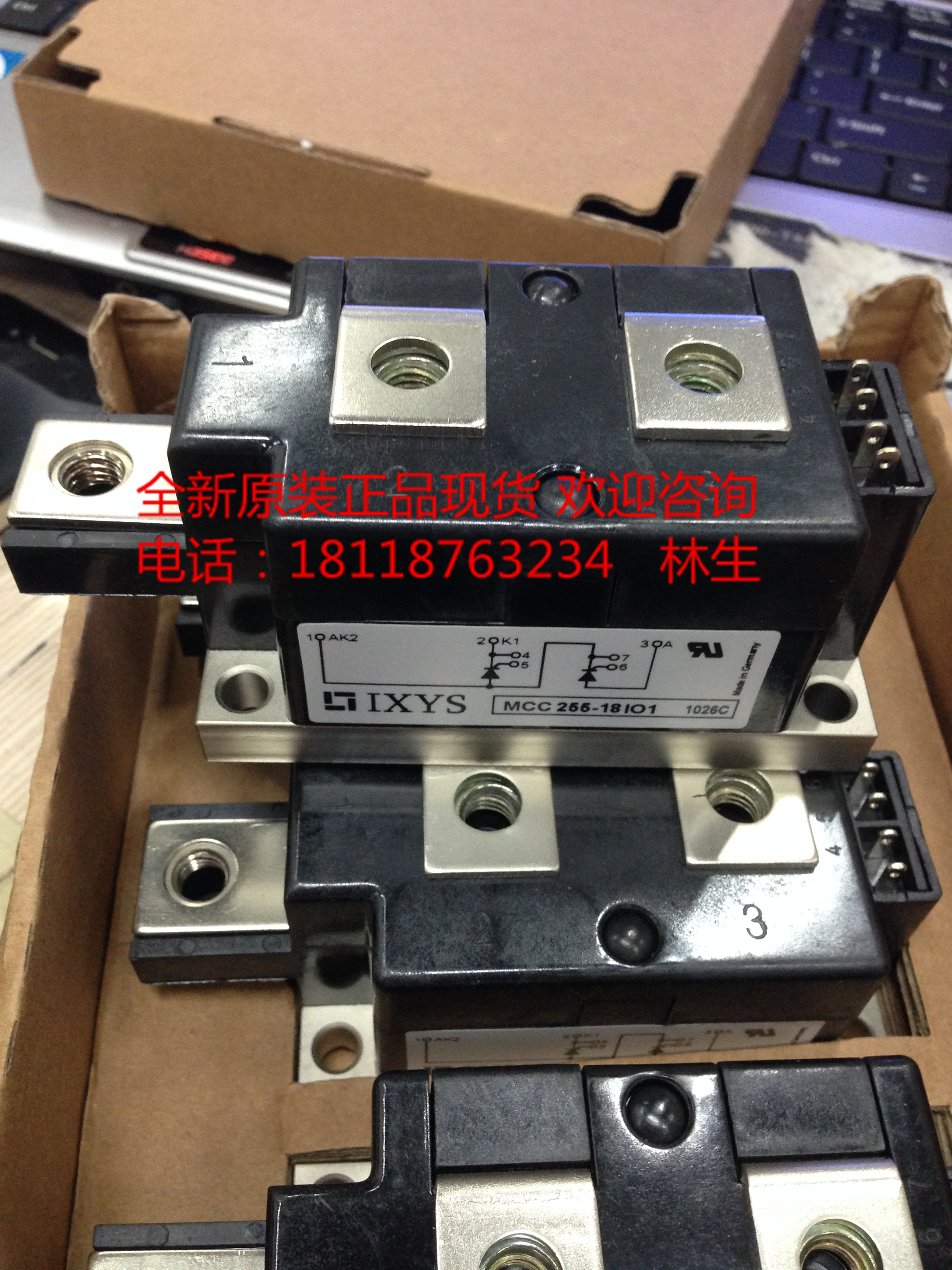 全新IXYS MCC255-18I01 MCC255-18IO1 MCC255-16IO1 MCC255-16I01