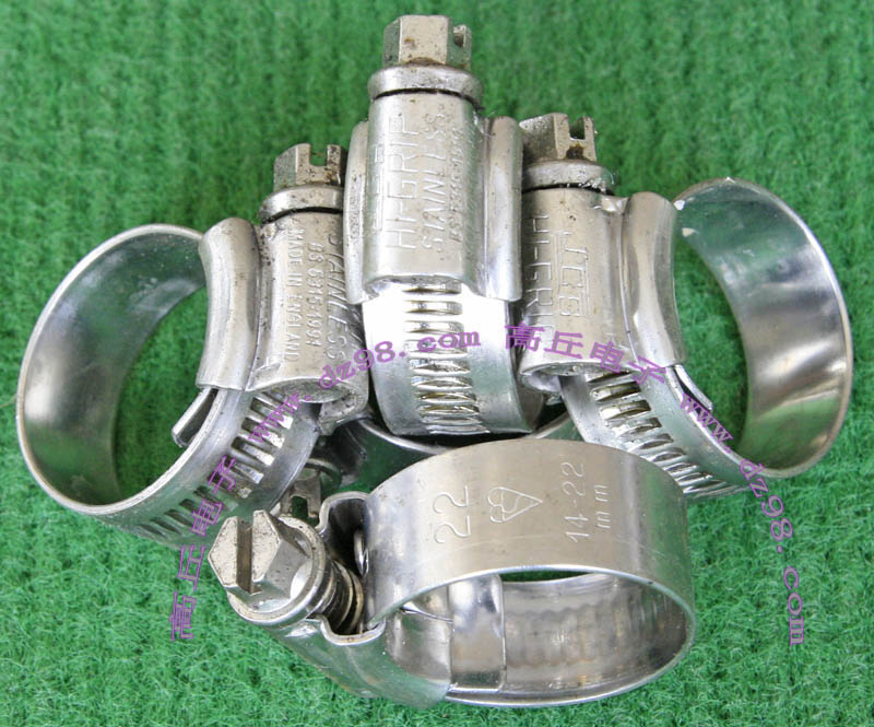 英国产JCS HI-GRIP STAINLESS14-22mm不锈钢夹紧圈 管接抱圈 管箍