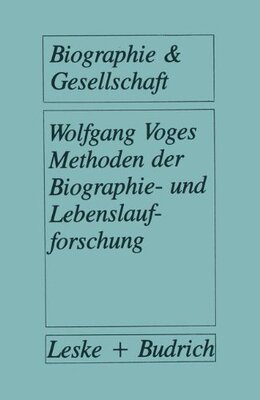 【预售】Methoden Der Biographie- Und Lebenslaufforschung