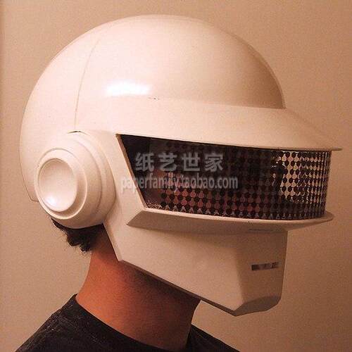 朋克头盔daftpunk纸模模型