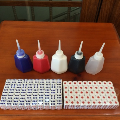 补油用嘉轩油漆麻将骰子
