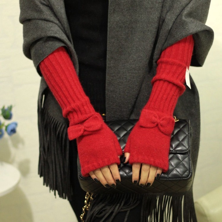 手套日本蝴蝶结可爱甜美斗篷