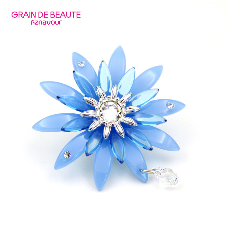 Broche femme GRAIN DE BEAUTE en fibre végétale - Ref 1177644 Image 1