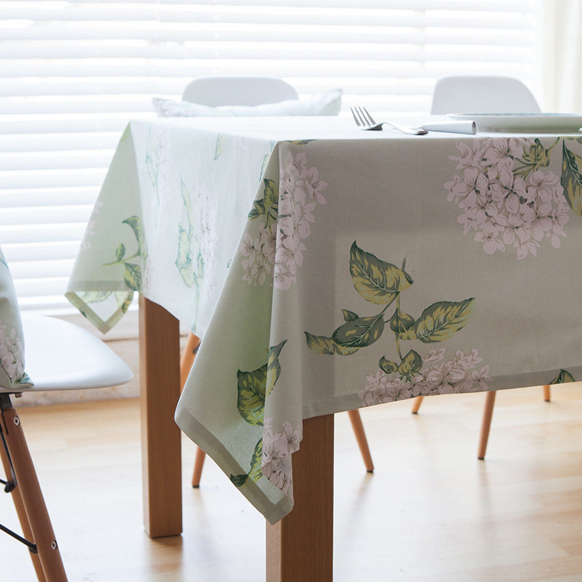 Tablecloths Fabric art Hydrangea Countryside fresh Coffee table mat Simplicity fashion head-cover or veil for the bride at a wedding pure cotton tablecloth head-cover or veil for the bride at a weddingin the Home Fabric , Table cloth , Wallpaper/Table flag/Table and chair sets/Cushion  category - from Buy2taobao.com to provide professional Taobao agent buy service