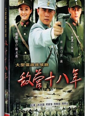 正版谍战剧电视剧 敌营十八年 盒装5DVD经济版 杜淳 王鹏凯40集
