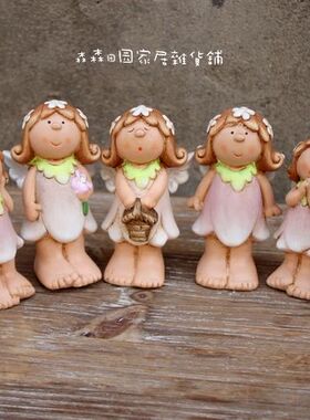 多肉阳台古董手绘拍摄道具装饰品