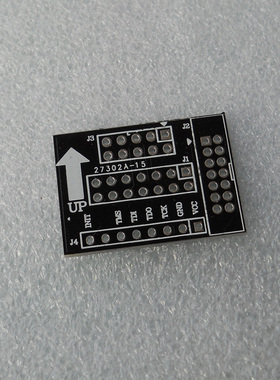 xilinx下载器 转换器 下载线转接板 空板PCB板 黑色版 2.54转2.0