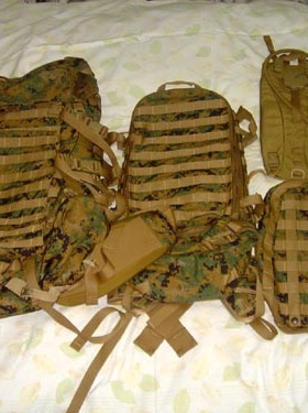 usmc美国海军陆战队 ILBE 侦搜背包（全套）
