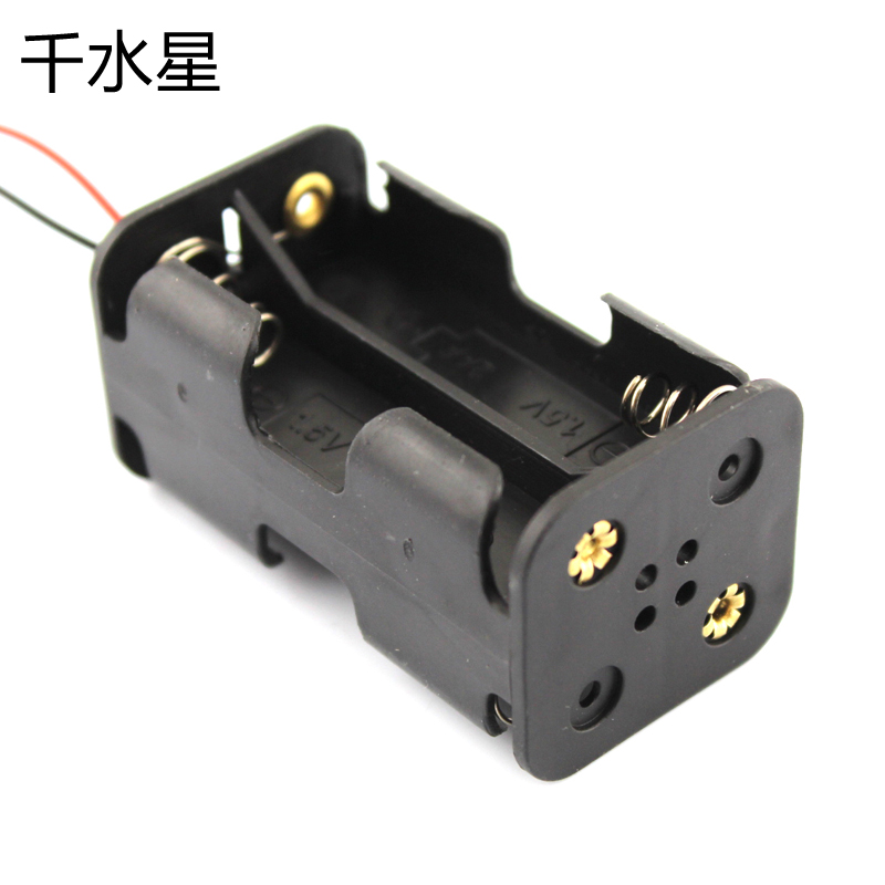 背靠背4节5号电池盒aa联模型