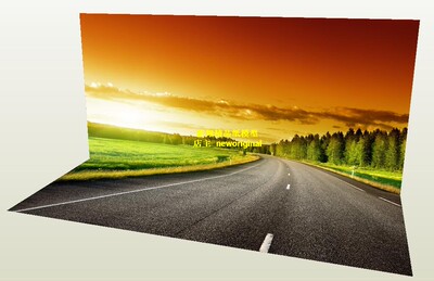 1比64 43高速公路 道路 马路 建筑场景 车模场景 汽车场景模型