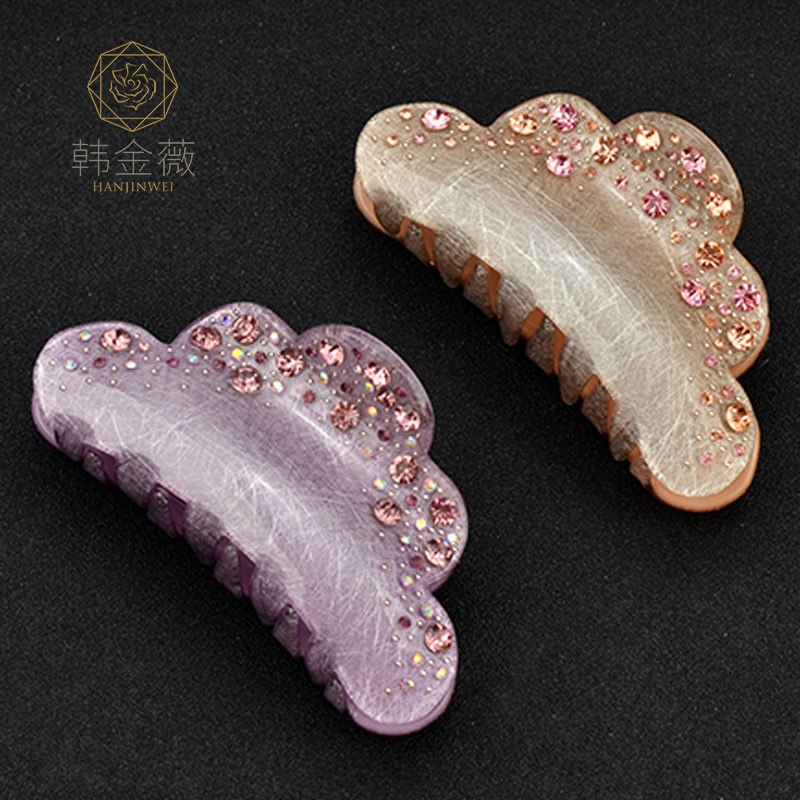 时尚镶钻拉丝大号抓夹发饰简约发夹盘发卡子夹子顶夹头发饰发夹在类目 饰品/流行首饰/时尚饰品新, 发饰中 - 来自Buy2taobao.com提供专业的淘宝代购服务