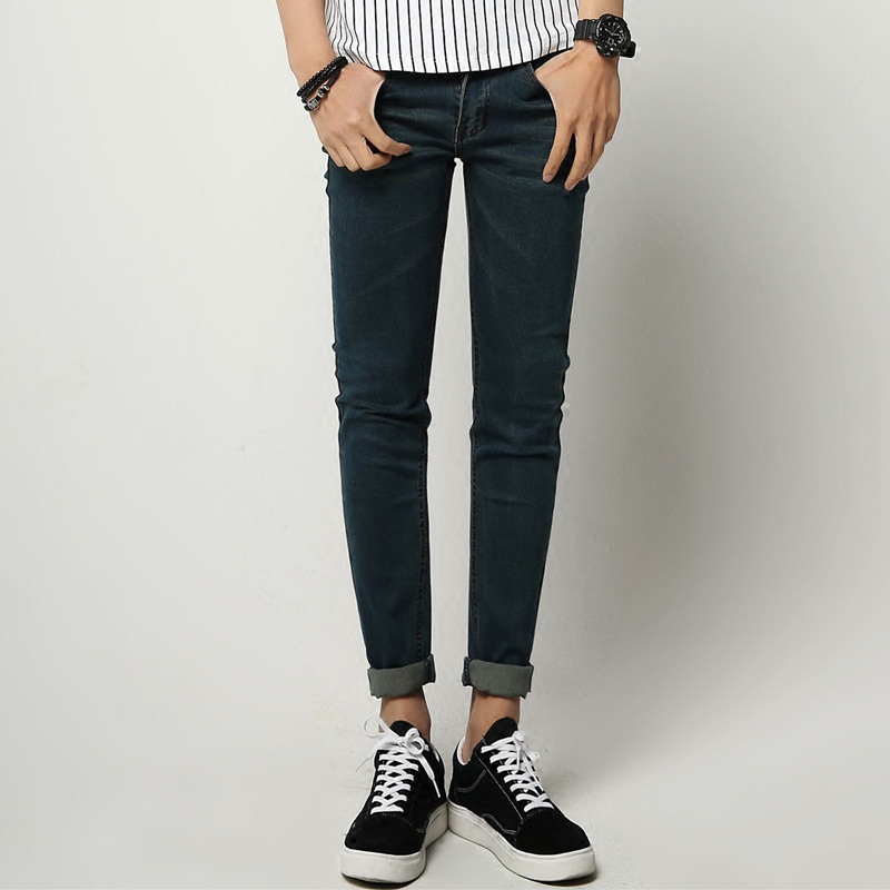 Jeans pour adolescent pieds Slim en CVC pour Quatre saisons - Ref 1485713 Image 5