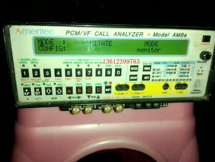 AMERITEC AM8e PCM/VF信令分析仪AM8E AM8E Ameritec