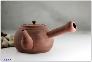 纯手工制作传统工夫茶铫 老火横把砂铫 侧把急须煮水壶炭茶炉用品