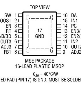 进口原装  LT3668EMSE LT3668IMSE LT3668 MSOP现货